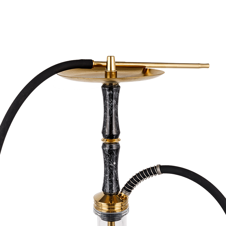 Hookah Keluli Tahan Karat Resin Satu Lubang 58cm